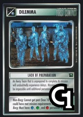 Lack of Preparation (2000 without Tribble)